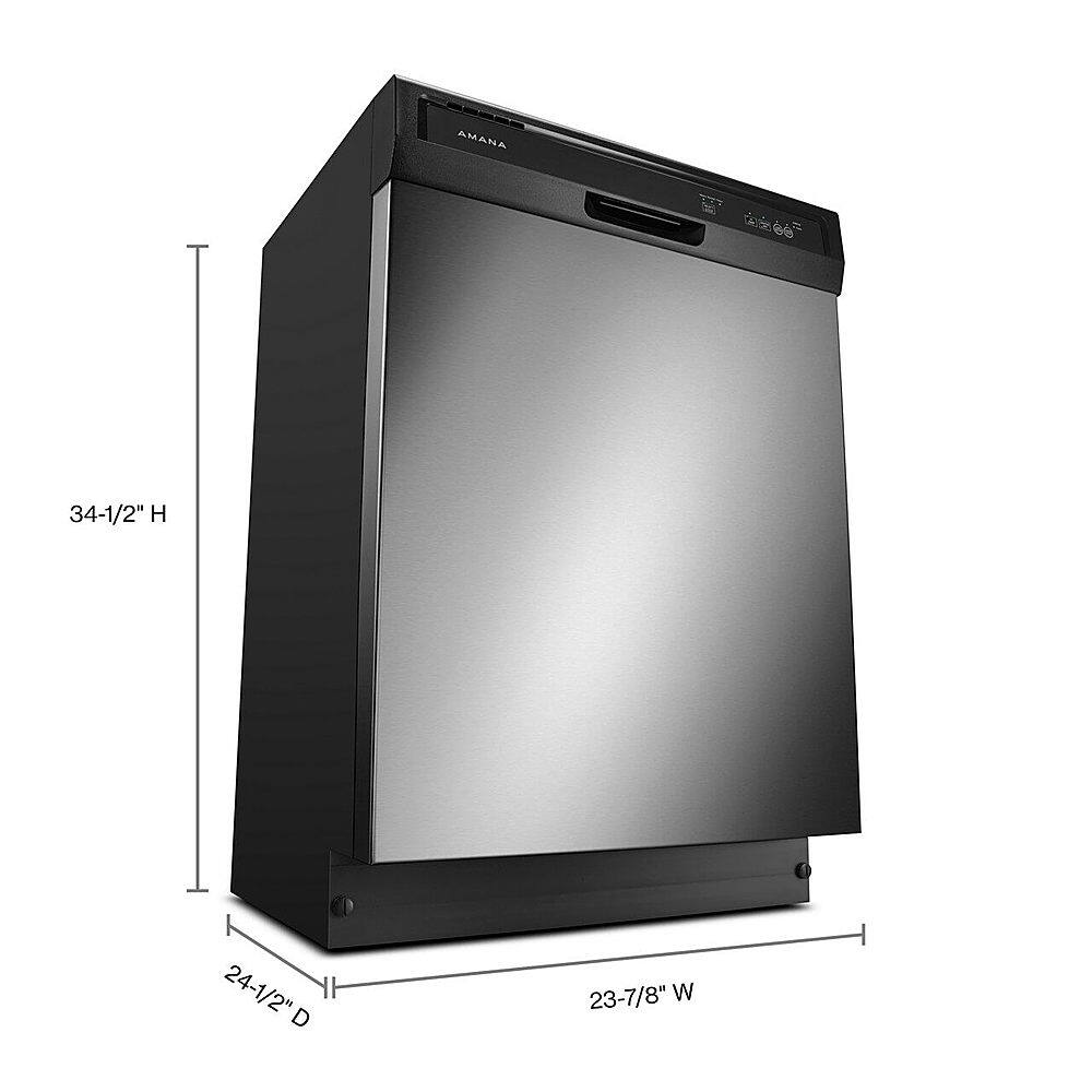 Alt View 11. Amana - 24" Built-In Dishwasher - Stainless Steel.
