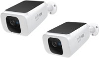eufy Security - SoloCam S40 2 Outdoor Wireless 2K 8GB Security Cameras with Integrated Solar Panel - White - Front_Zoom