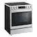 Angle. LG - 6.3 Cu. Ft. Slide-In Electric True Convection Range with EasyClean and Air Fry - PrintProof Stainless Steel.