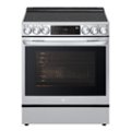 Front Zoom. LG - 6.3 Cu. Ft. Slide-In Electric True Convection Range with EasyClean and Air Fry - Stainless Steel.