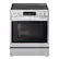 Front. LG - 6.3 Cu. Ft. Slide-In Electric True Convection Range with EasyClean and Air Fry - PrintProof Stainless Steel.