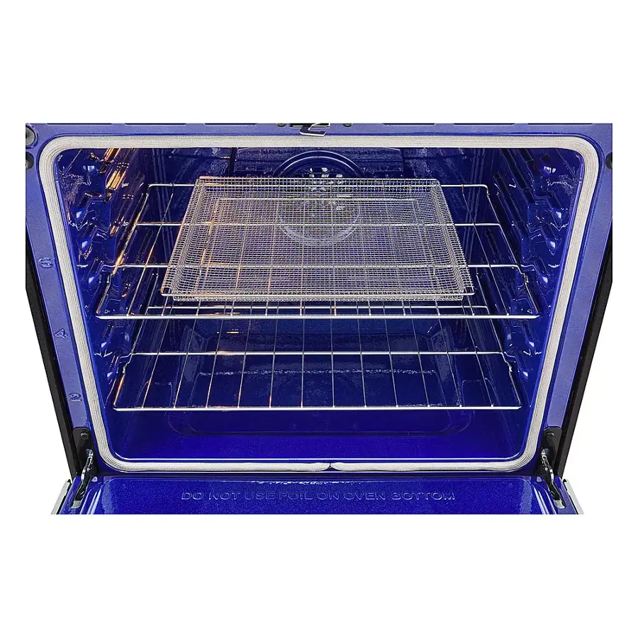 Alt View 28. LG - 6.3 Cu. Ft. Slide-In Electric True Convection Range with EasyClean and Air Fry - PrintProof Stainless Steel.