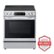 Alt View Zoom 25. LG - 6.3 Cu. Ft. Slide-In Electric True Convection Range with EasyClean and Air Fry - Stainless Steel.