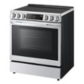 Left Zoom. LG - 6.3 Cu. Ft. Slide-In Electric True Convection Range with EasyClean and Air Fry - Stainless Steel.