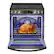 Alt View 15. LG - 6.3 Cu. Ft. Slide-In Electric True Convection Range with EasyClean and Air Fry - PrintProof Black Stainless Steel.