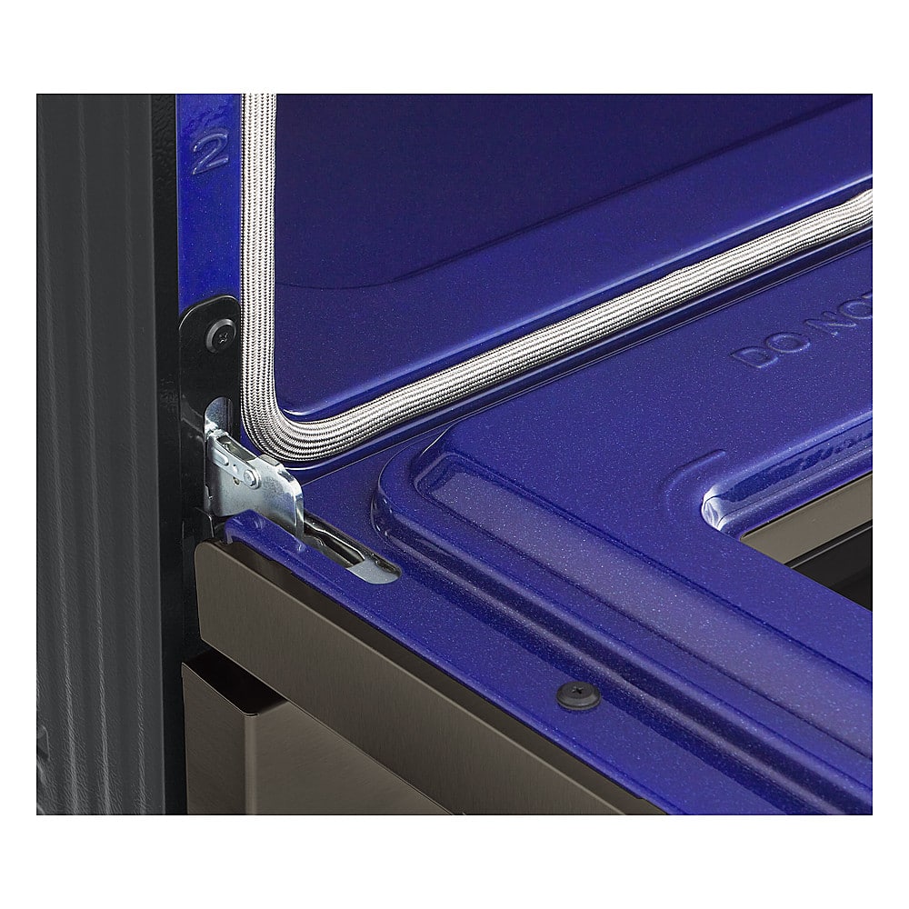 Alt View 29. LG - 6.3 Cu. Ft. Slide-In Electric True Convection Range with EasyClean and Air Fry - PrintProof Black Stainless Steel.