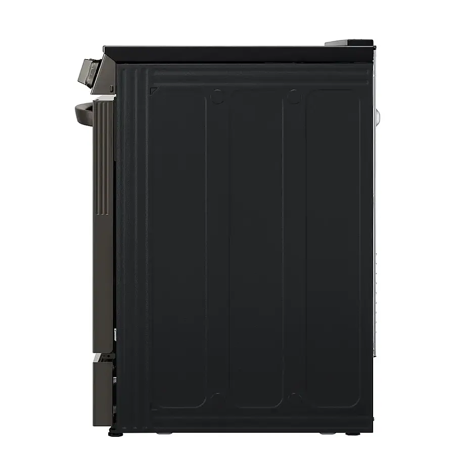 Alt View 31. LG - 6.3 Cu. Ft. Slide-In Electric True Convection Range with EasyClean and Air Fry - PrintProof Black Stainless Steel.