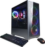 CyberPowerPC - Gamer Xtreme Gaming Desktop - Intel Core i5-14400F - 16GB Memory - NVIDIA GeForce RTX 3050 6GB - 1TB SSD - Black - Front_Zoom