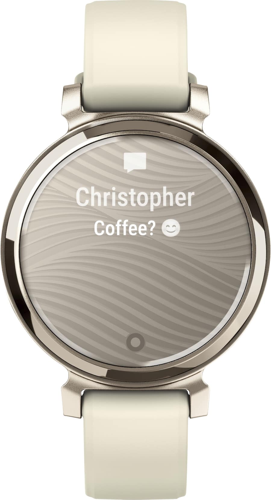 Garmin Lily 2 Smartwatch 34 mm Anodized Aluminum Cream Gold with Garmin Lily 2 Smartwatch 34 mm Anodized Aluminum Cream Gold with