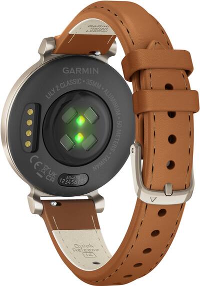 Garmin Lily 2 Classic Smartwatch 34 mm Anodized Aluminum Cream Garmin Lily 2 Classic Smartwatch 34 mm Anodized Aluminum Cream