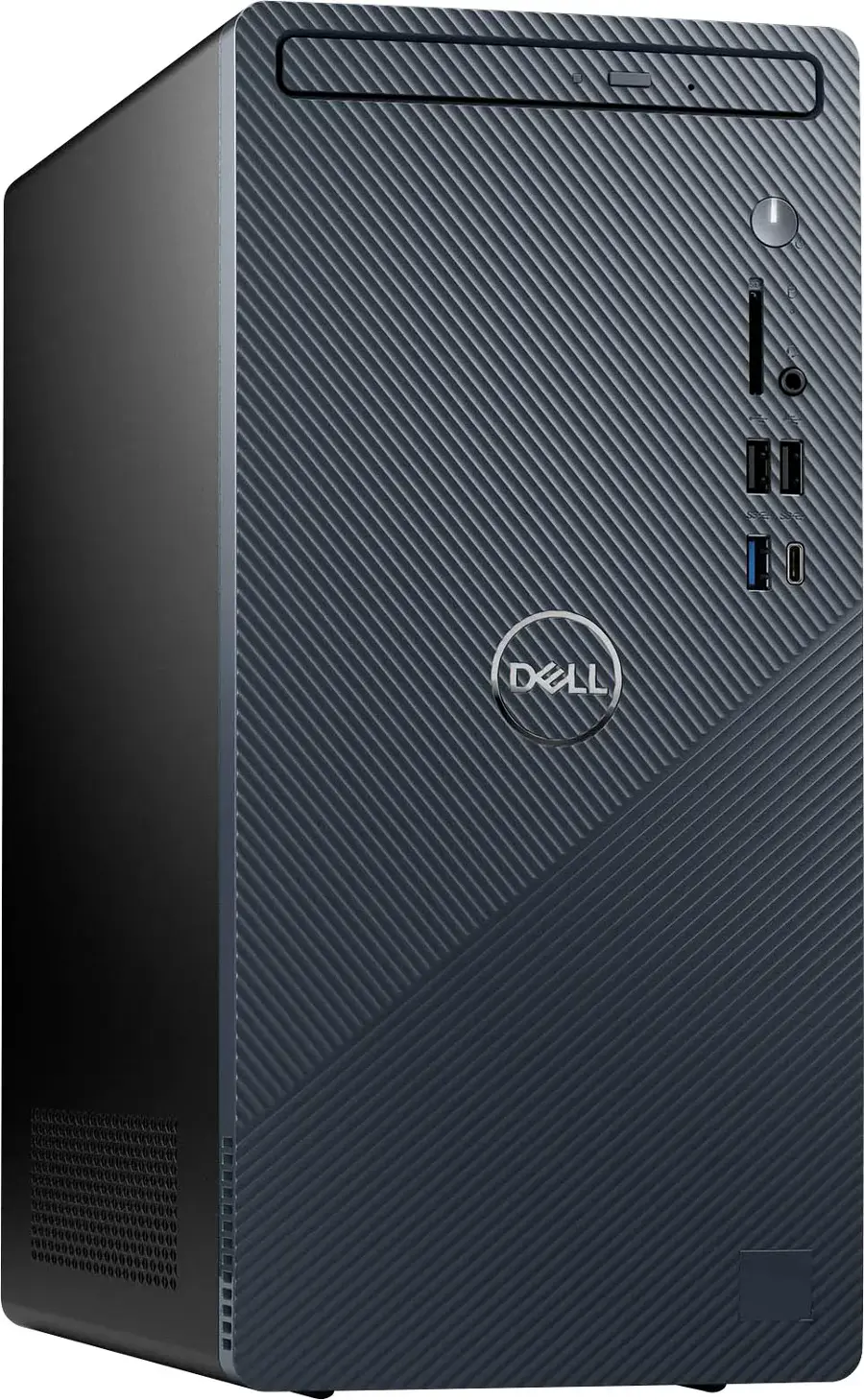 Left. Dell - Inspiron Desktop (3030) - Intel Core i7 processor (14 gen) - 16GB Memory - 1TB SSD - Mist Blue.