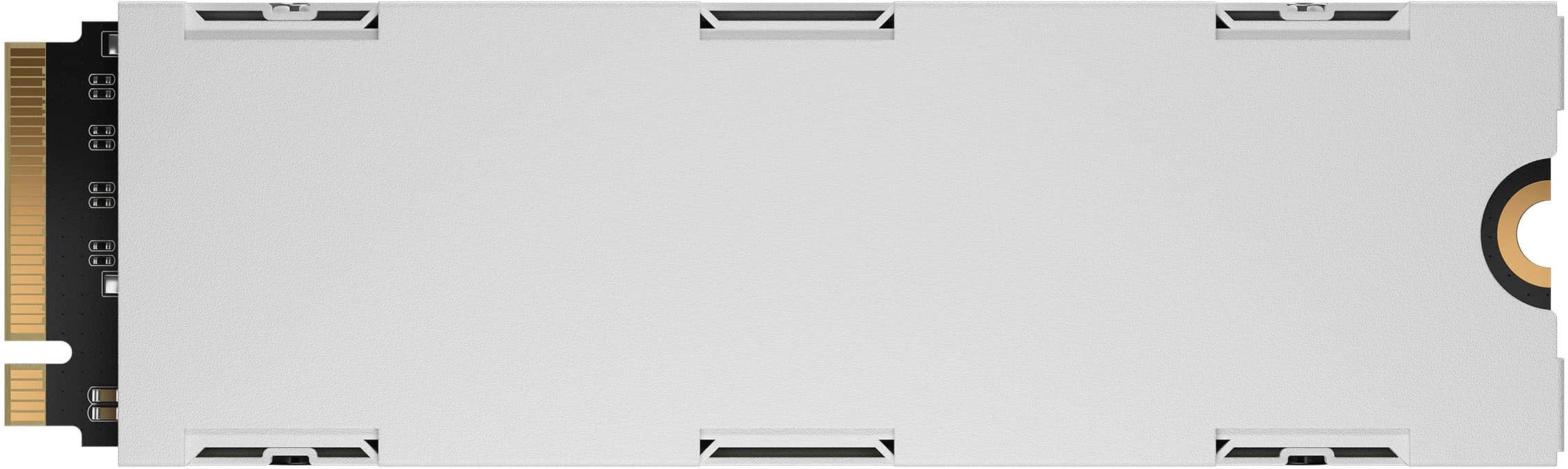 Alt View 13. CORSAIR - MP600 PRO LPX 2TB Internal SSD PCIe Gen 4 x4 NVMe with Heatsink for PS5 - White.