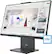 Angle. Lenovo - IdeaCentre AIO 24" FHD IPS LCD All-In-One - Intel U300 - 8GB Memory - 256GB Solid State Drive - Grey.