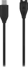 Front. Garmin - USB-C Plug Charging/Data Cable - Black.