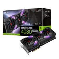 PNY - GeForce RTX 4080 SUPER XLR8 Gaming VERTO EPIC-X RGB Overclocked 16GB Graphics Card with Triple Fans - Black - Front_Zoom