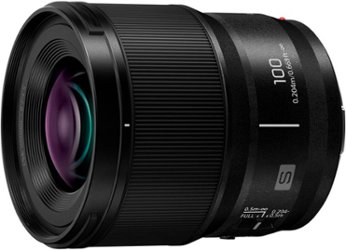 Panasonic - LUMIX Full Frame Camera Lens, S 100mm F2.8 MACRO - Front_Zoom