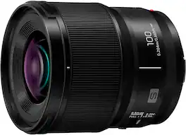 Panasonic - LUMIX Full Frame Camera Lens, S 100mm F2.8 MACRO - Black