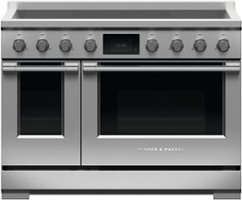 Fisher & Paykel - Professional 6.9 cu ft freestanding electric induction range, self-cleaning - Stainless Steel - Front_Zoom