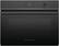 Front. Fisher & Paykel - 24" Built-in Single Electric Convection Speed Wall Oven - Black.