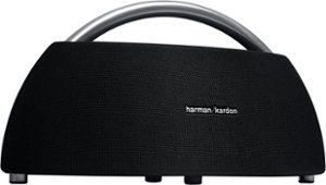 Harman Kardon - Go+Play Mini Portable Speaker - Black - Front_Zoom