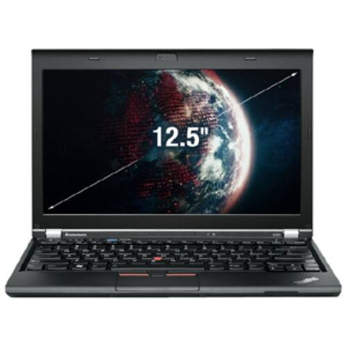 Front Standard. Lenovo - 12.5" ThinkPad Notebook - 4 GB Memory - 320 GB Hard Drive - Black.