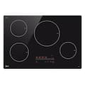 LG - 30-in Wide Built-in Electric Induction Smart Cooktop with 4 Elements and UltraHeat 4.3kW Power Element - Black Ceramic
