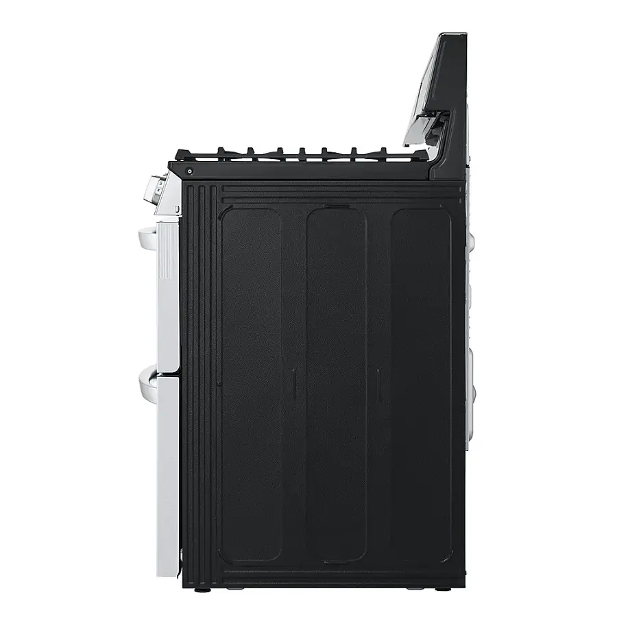 Alt View 26. LG - 6.9 Cu. Ft. Freestanding Double Oven Gas True Convection Smart Range with EasyClean and Air Fry - Stainless Steel.