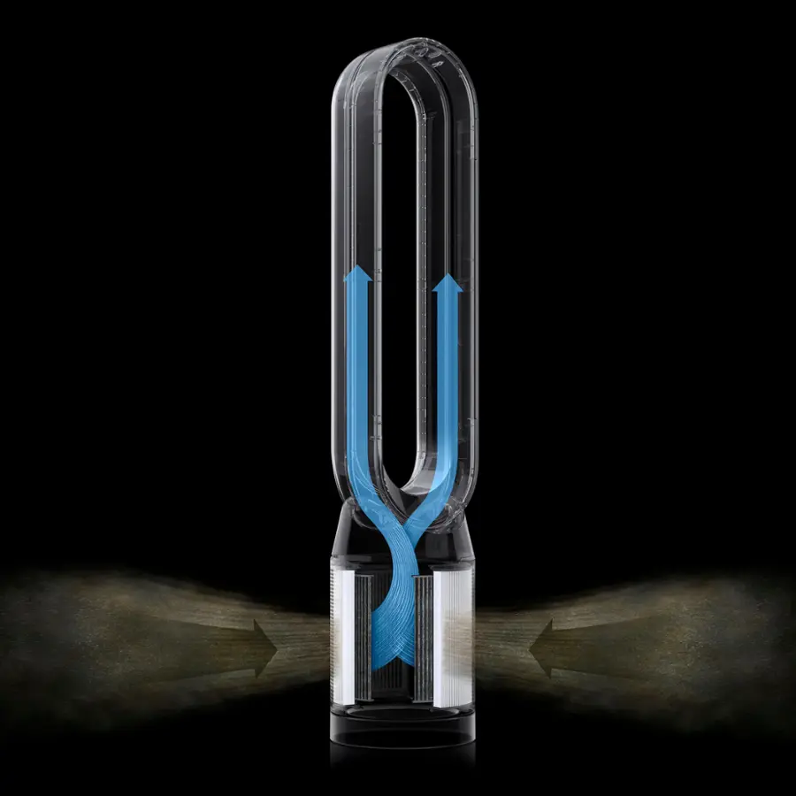 Alt View 15. Dyson - Dyson Cool Gen1 TP10 Purifier - White/Silver.