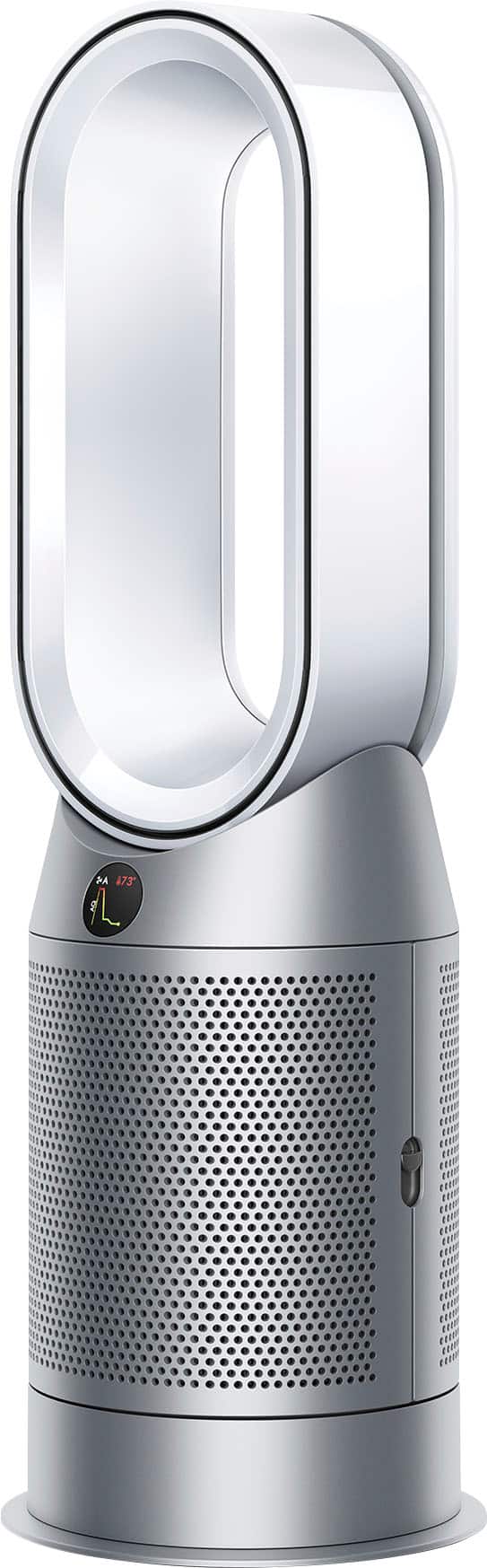 Angle. Dyson - Hot+Cool Gen1 HP10 Purifier - White/Silver.