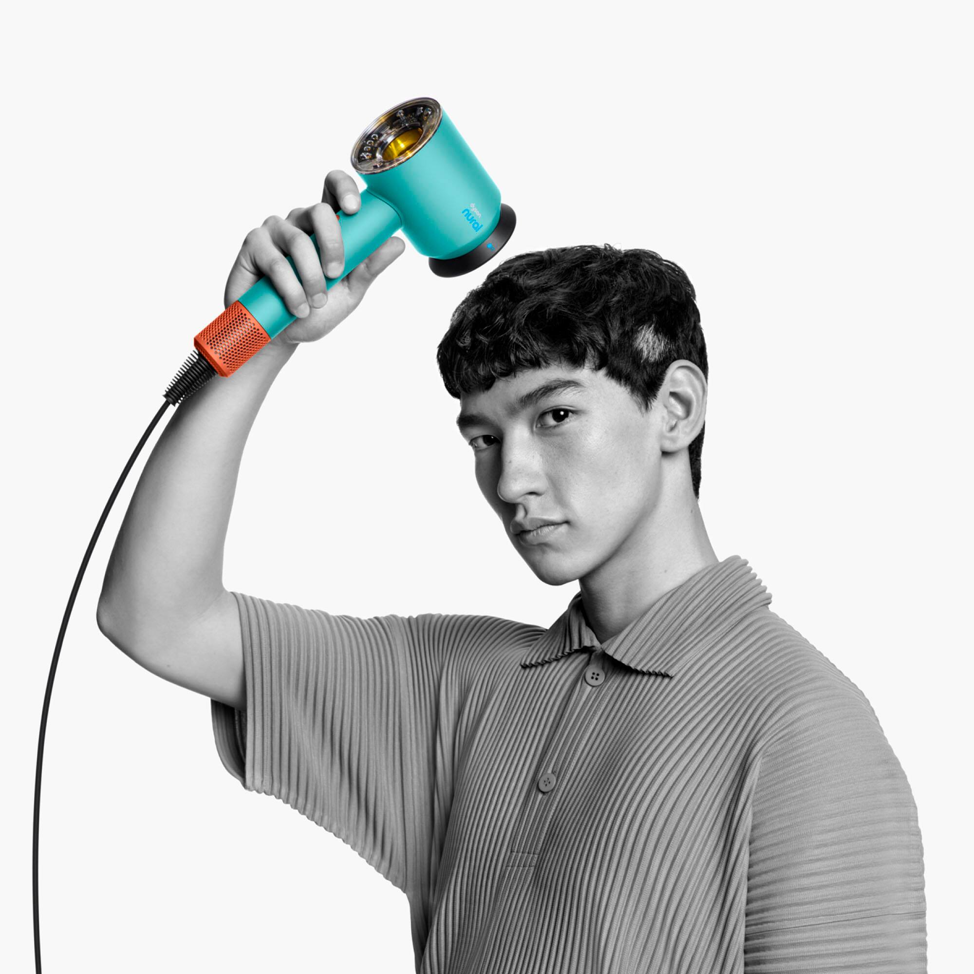 Alt View 29. Dyson - Dyson Supersonic Nural Hair Dryer - Ceramic Patina/Topaz.