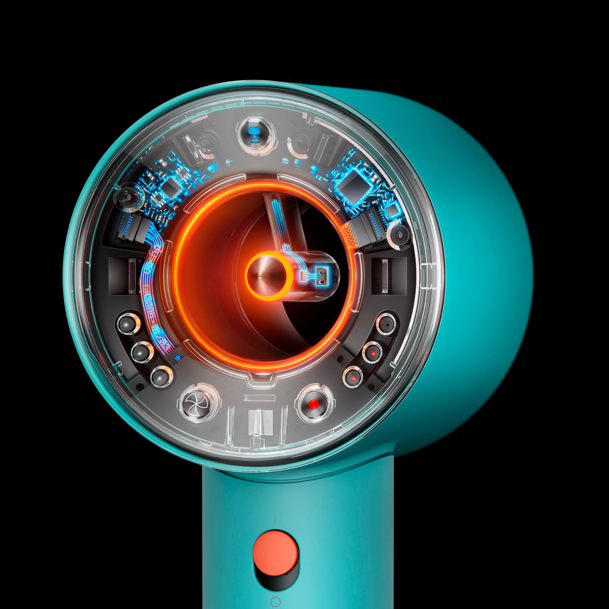 Alt View 12. Dyson - Dyson Supersonic Nural Hair Dryer - Ceramic Patina/Topaz.