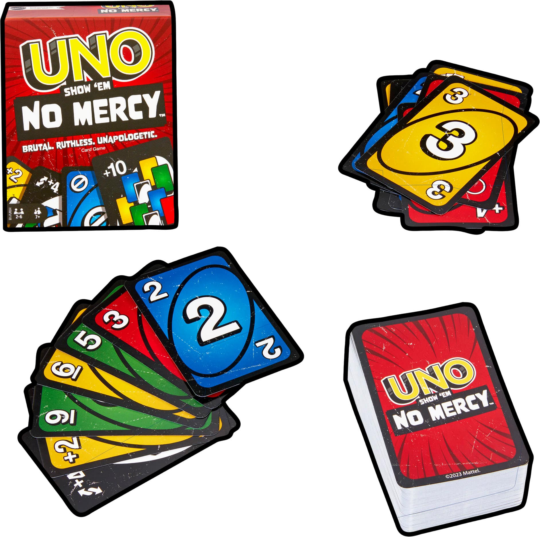 Mattel - UNO Show ‘em No Mercy Card Game