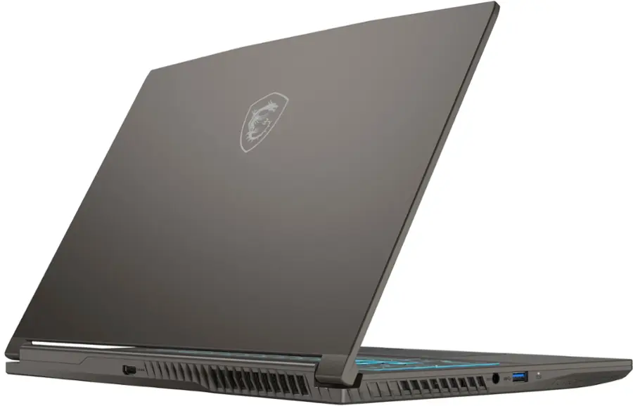 Alt View 4. MSI - THIN 15 15.6" 144Hz FHD Gaming Laptop-Intel Core i5-13420H - 16GB Memory - GeForce RTX 4050 - 512GB SSD - Black.