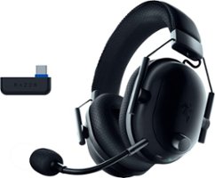 Razer - BlackShark V2 Pro Wireless Gaming Headset for PS5 - Black - Front_Zoom