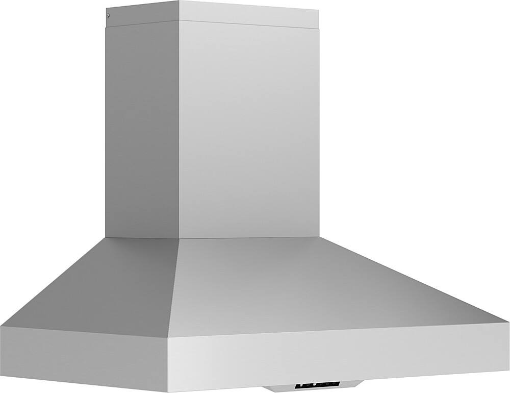 Left. Zephyr - Podesta 36 in. 600 CFM Wall Mount Range Hood with LED Lights - Stainless Steel.