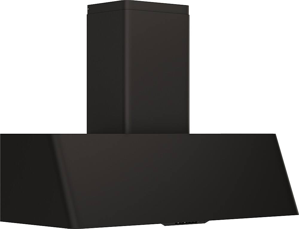 Alt View 18. Zephyr - Mesa 48 in. Shell Only Wall Mount Range Hood with LED Lights - Matte Black.
