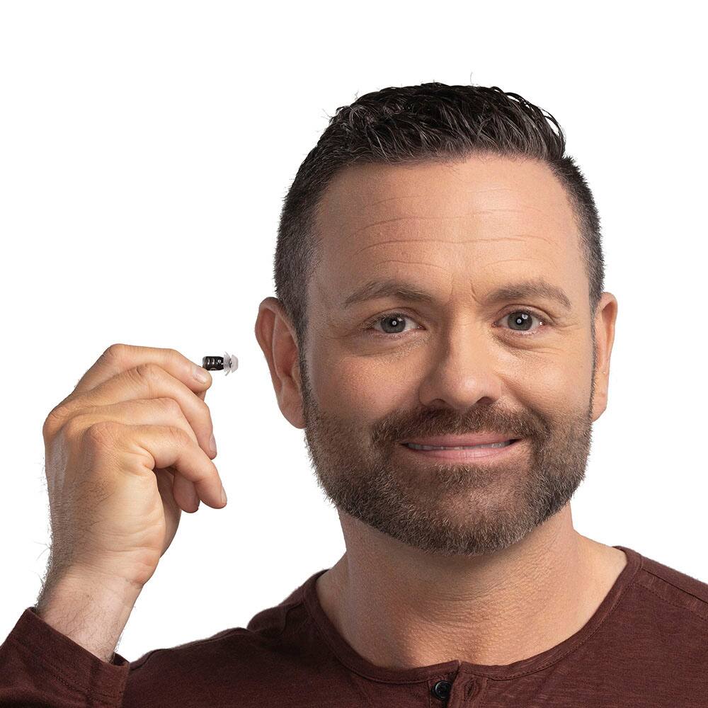 Alt View 13. Eargo - SE Self-Fitting OTC CIC Hearing Aid - Black.