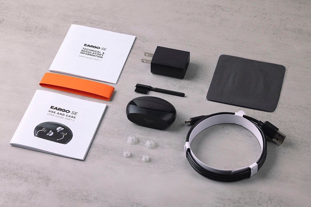 Alt View 15. Eargo - SE Self-Fitting OTC CIC Hearing Aid - Black.