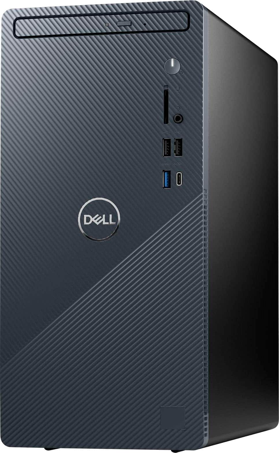 Angle View: Dell - Dell- Inspiron Desktop (3030) - Intel Core i5 processor (14 gen) - 8GB Memory - 512GB SSD - Mist Blue