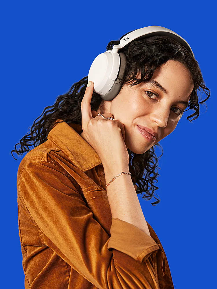 Alt View 15. Sennheiser - Sennheiser ACCENTUM Plus Wireless Bluetooth Headphones, Adaptive Hybrid ANC, Smart Adaptive Features. - White.