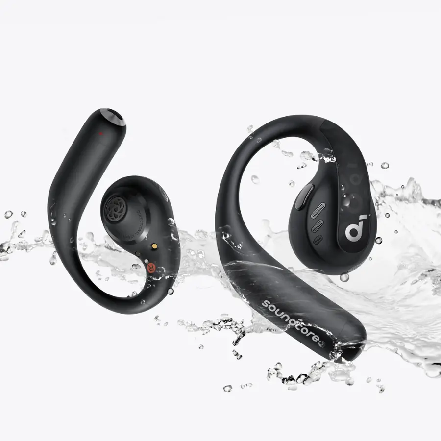 The text on the image is grouped and corrected as follows:

"Soundcore by Anker"