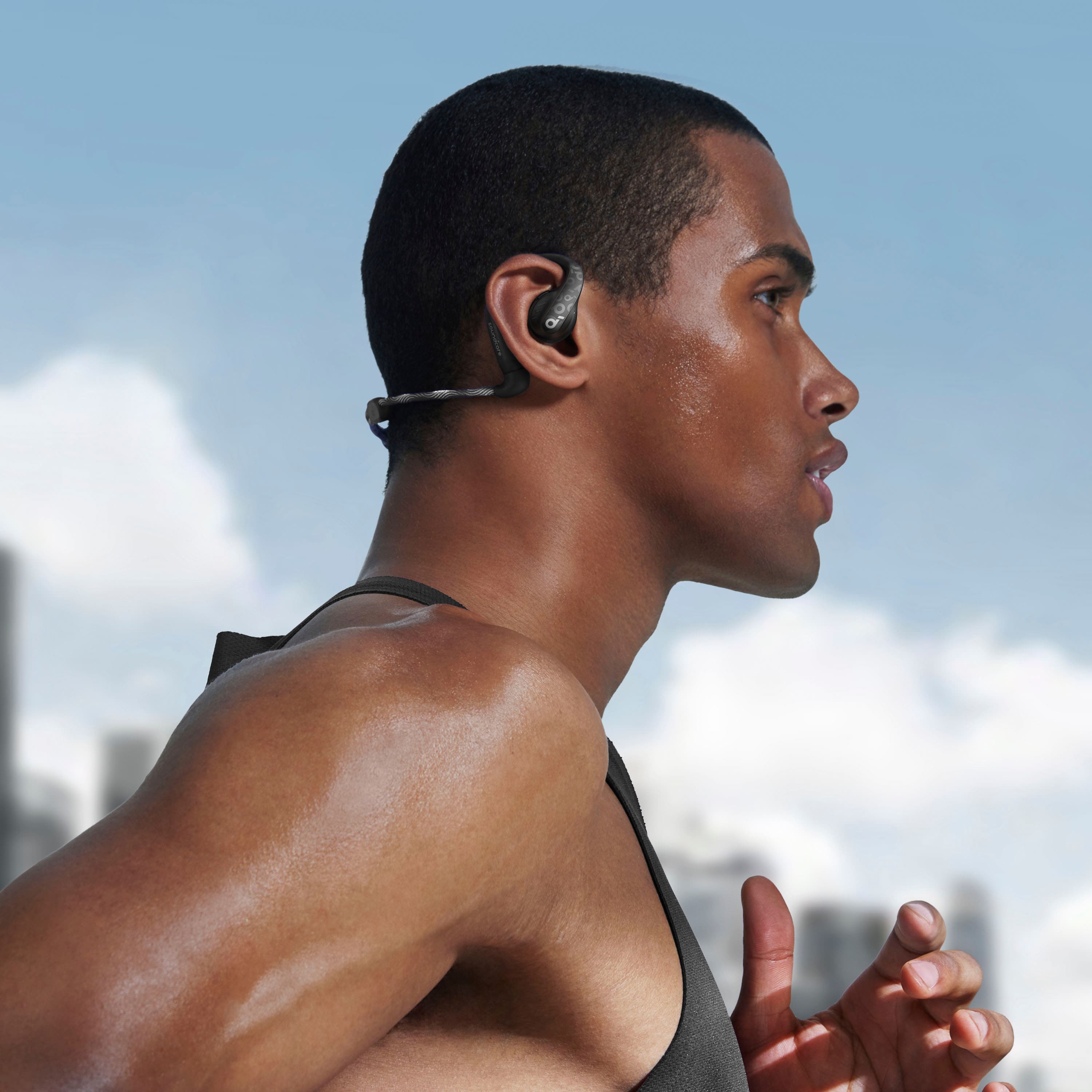 Alt View 17. Soundcore - AeroFit Pro - Midnight Black.