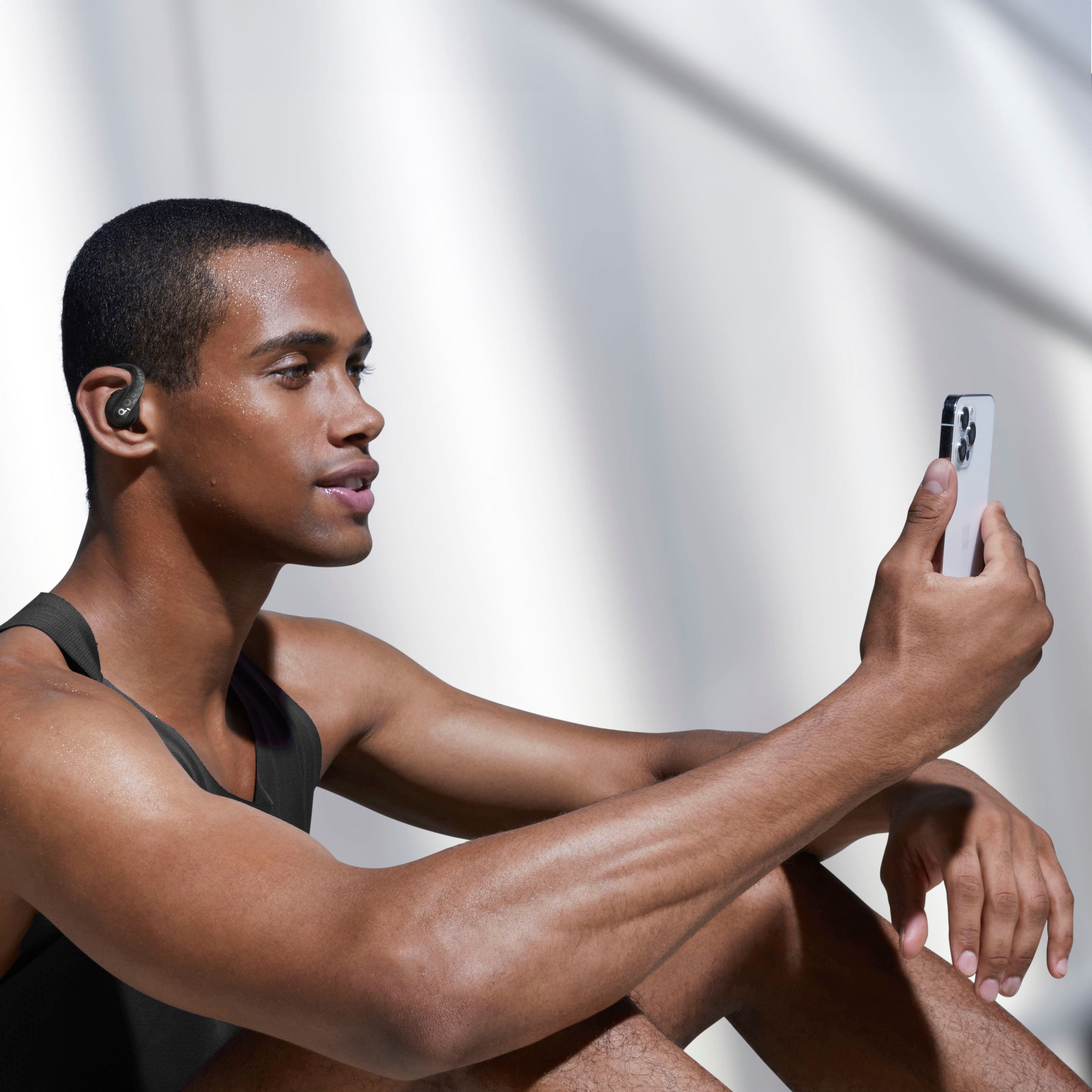 Alt View 18. Soundcore - AeroFit Pro - Midnight Black.