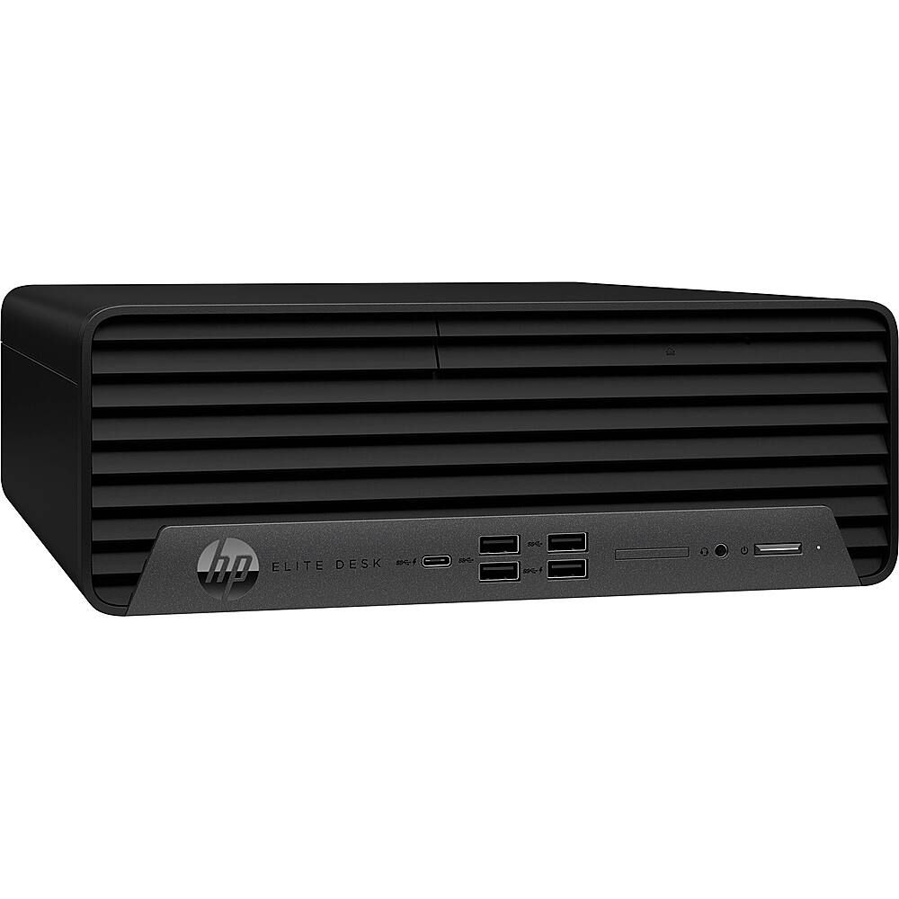 Angle View: HP - Elite 600 G9 SFF Desktop - Intel Core i7 - 16GB Memory - 512GB SSD - Black