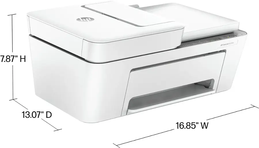 DeskJet 42550 4255e HP 7.87" H 13.07" D 16.85" W