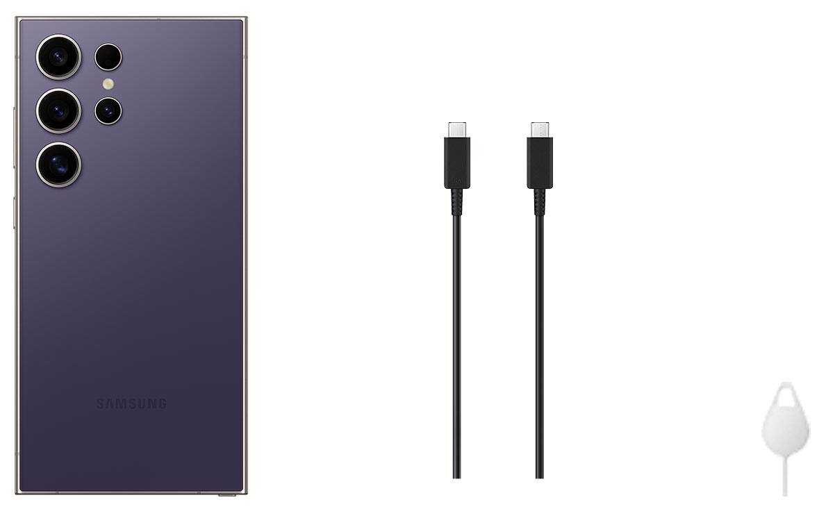 Alt View 12. Samsung - Geek Squad Certified Refurbished Galaxy S24 Ultra 512GB - Titanium Violet.