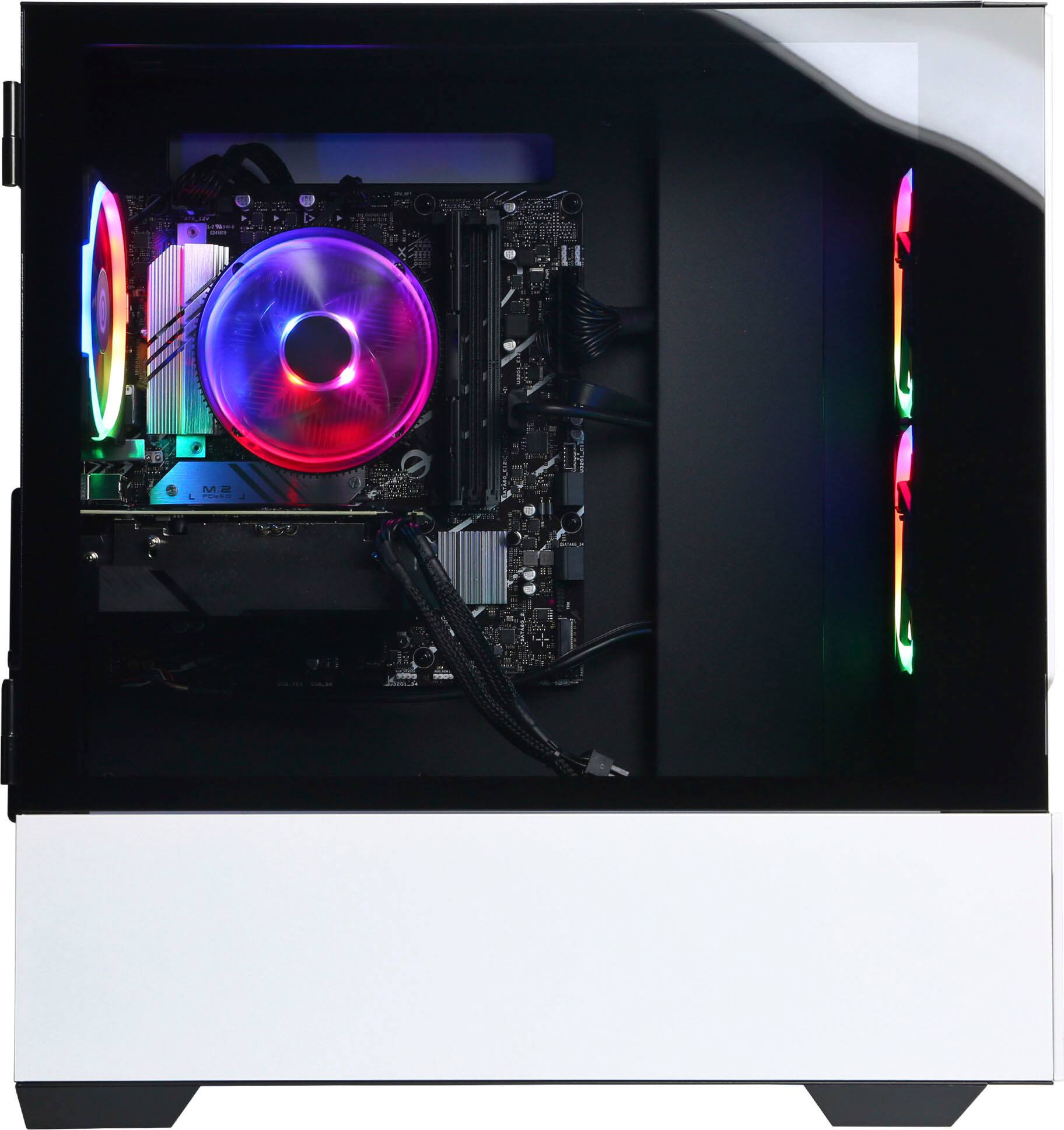 Alt View 15. CyberPowerPC - Gamer Xtreme Gaming Desktop - Intel Core i5-13400F - 16GB Memory - NVIDIA GeForce RTX 3050 6GB - 1TB SSD - White.