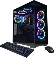 CyberPowerPC - Gamer Supreme Gaming Desktop - Intel Core i7-14700KF - 32GB Memory - NVIDIA GeForce RTX 4060 Ti 16GB - 2TB SSD - Black - Front_Zoom