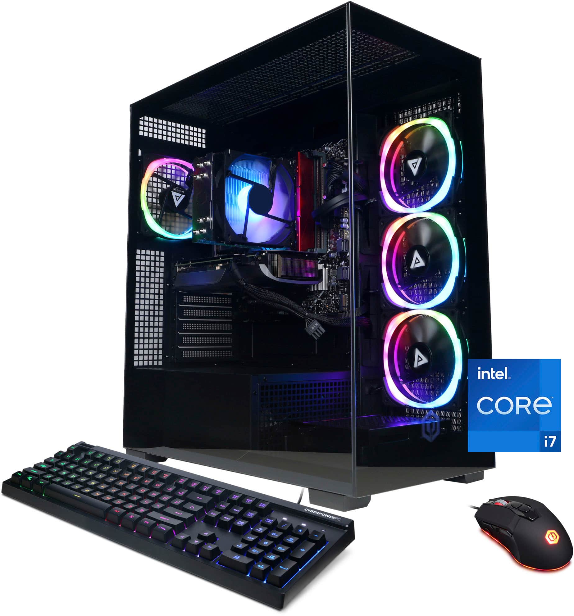 CyberPowerPC Gamer Xtreme Gaming Desktop Intel Core i7-14700F 16GB Memory  NVIDIA GeForce RTX 4060 Ti 8GB 2TB SSD Black GXi3400BSTV16 - Best Buy