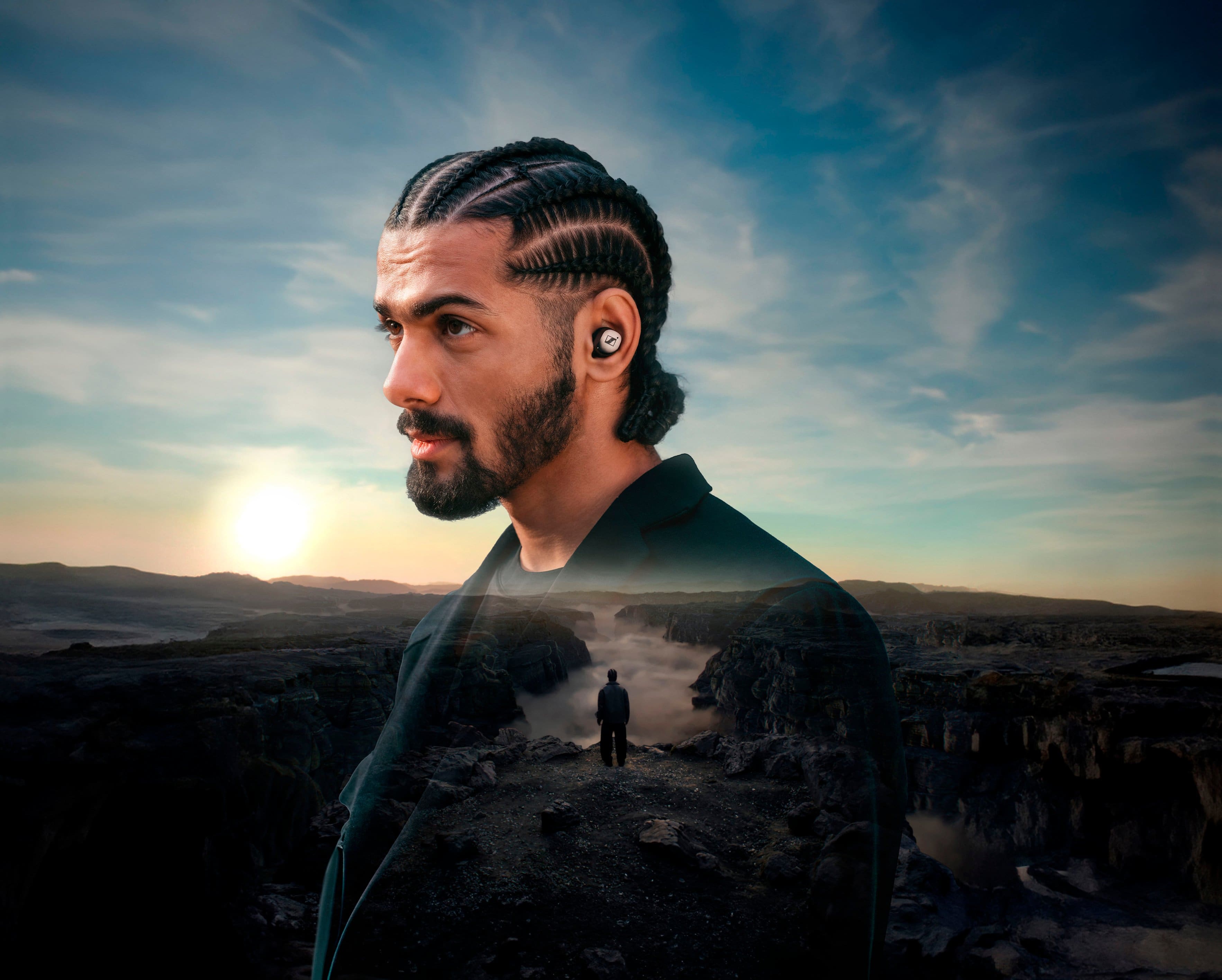 Alt View 13. Sennheiser - MOMENTUM True Wireless 4 Earbuds - Black.